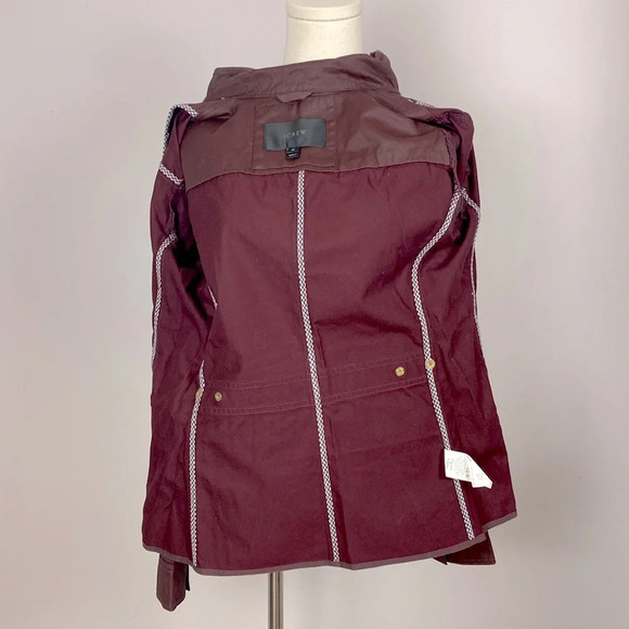 J. Crew Women’s The Downtown Field Jacket Maroon XS - Picture 13 of 15